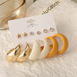 Colorful Resin Acrylic Earrings Set - Drop Earrings Year