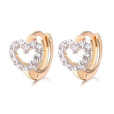 CZ Hoop Earrings For Women Zirconia Earings 4E40