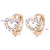 CZ Hoop Earrings For Women Zirconia Earings 4E40