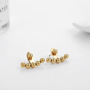 Geometric Heart Pendant Hoop Earrings Stainless Steel Jewelry
