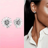 925 Silver Double Hoop Drop Earrings DIY Jewelry