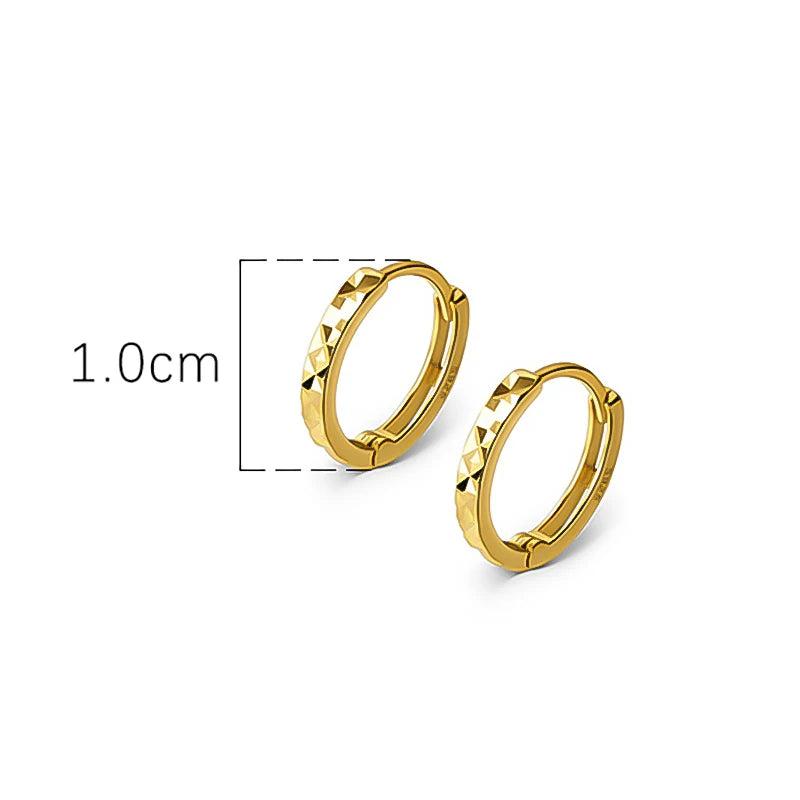 Trustdavis 925 Silver Geometric Hoop Earring Punk Jewelry