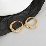 925 Silver Zircon Earrings Charm Allergy-Free Party Accessories