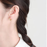 925 Silver Zircon Earrings Charm Allergy-Free Party Accessories