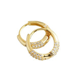 925 Silver Zircon Earrings Charm Allergy-Free Party Accessories