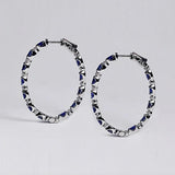 Zircon Hoop Earrings Daily Wearable Accessories Dance Party Jewelry