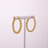 Stainless Steel Small Hoop Earrings for Women Oval Ear Jewelry
