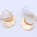 Large Enamel Hoop Earrings for Women Statement Huggie Earrings