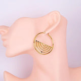 Stainless Steel 304 Hoop Earrings for Women Circle Ear Jewelry