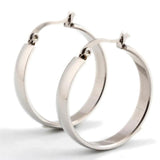 Stainless Steel Hoop Earrings 2 Colors Gift