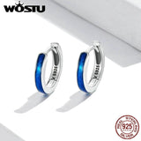 925 Silver European Hoop Earrings Small Ear buckles Girl Jewelry