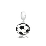 925 Sterling Silver Sports Charm Bead for Bracelet DIY Jewelry Gift