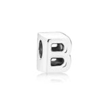 925 Silver A-Z Letter Charm DIY Beads for Charms Bracelet Jewelry