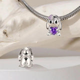 Parrot Rabbit Leaf Pendants Charms Bead Fit Pendant Charm 925 Silver Bracelet