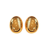Smooth Large Stud Female Earrings