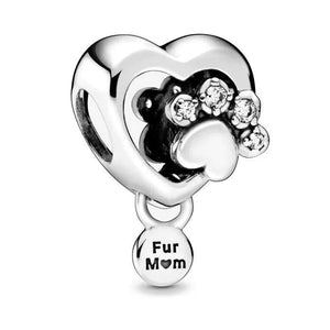 925 Silver Baby Bottle Car Wings Charm Bead Pendant