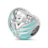 925 Silver Baby Bottle Car Wings Charm Bead Pendant