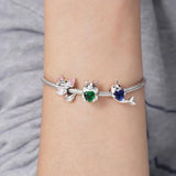 Axolotl Bead Sterling Silver Charm for DIY Jewelry