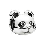 925 Silver Cat Dog Pig Heart Dangle Charms for Bracelet