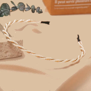 Vintage Style Faux Pearl Headband
