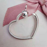 Multicolor O Shape Charm Dangle 925 Sterling Silver Pendant