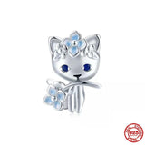 SilverButterfly Charm Bead for Women DIY Jewelry