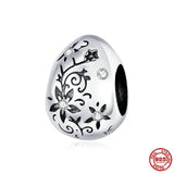 SilverButterfly Charm Bead for Women DIY Jewelry