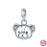 SilverButterfly Charm Bead for Women DIY Jewelry