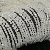 Natural Flash Moonstone Faceted Round Beads 3.3mm
