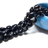100% Natural Schorl Tourmaline Gravel Gemstone Spacer Beads