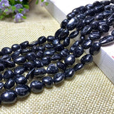 100% Natural Schorl Tourmaline Gravel Gemstone Spacer Beads