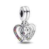 Pet Cat Dog Bow Charm Bracelet s925 Silver Pendant Bead Women Jewelry