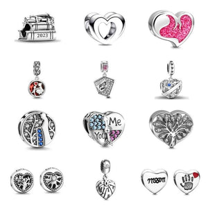 925 Silver Graduation Beads for Women Bracelet