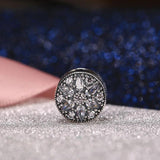 925 Sterling Silver Clear MOM Love Heart Spacer Beads Charm