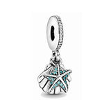 Summer Ocean DIY Bead Charms 925 Sterling Silver Bracelet Accessories