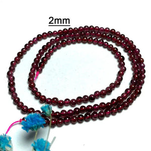 Natural Stone AA Red Garnet Beads Jewelry Making Diy 2mm-8mm