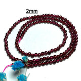 Natural Stone AA Red Garnet Beads Jewelry Making Diy 2mm-8mm