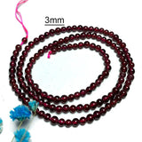 Natural Stone AA Red Garnet Beads Jewelry Making Diy 2mm-8mm