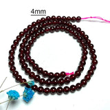 Natural Stone AA Red Garnet Beads Jewelry Making Diy 2mm-8mm