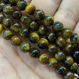 Natural Stone Round Beads for Jewelry Making - Amethyst Jade Agate Rose Quartz