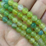 Natural Stone Round Beads for Jewelry Making - Amethyst Jade Agate Rose Quartz