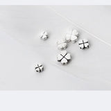 925 Sterling Silver Clover Spacer Beads 5mm 6mm 8mm DIY Jewelry Making