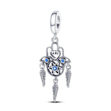925 Silver Egyptian Pharaoh Demon Eye Beads for Bracelet Making