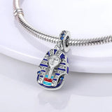925 Silver Egyptian Pharaoh Demon Eye Beads for Bracelet Making