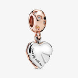 Tree of Life Lock Heart Charm Pendant Bead Rose Silver 925 DIY Women Jewelry