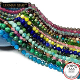 Natural Gem Round Stone Beads for Jewelry Making DIY