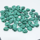 Malachite Heart Beads 15mm 2 Piece Set