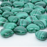 Malachite Heart Beads 15mm 2 Piece Set