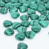 Malachite Heart Beads 15mm 2 Piece Set