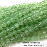Prehnite Faceted Round Rondelle Edge Beads for Jewelry Making